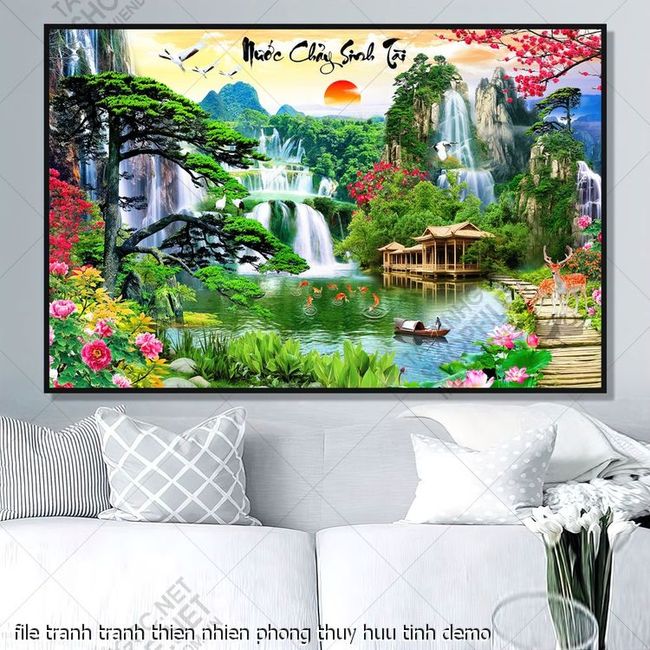 file tranh tranh thien nhien phong thuy huu tinh